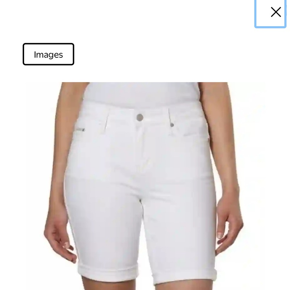 Calvin Klein Womens Denim City Bermuda Short